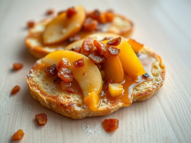Wentelteefjes met appel en peer