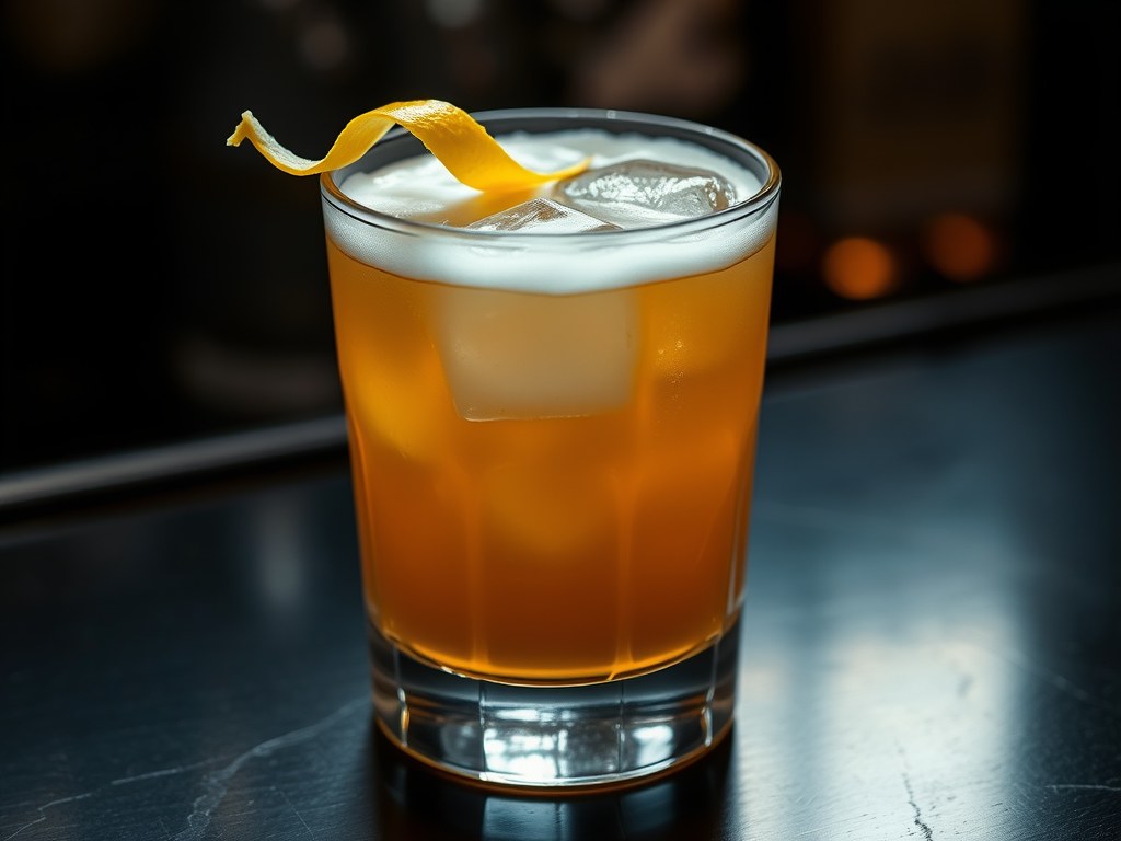 Whisky Sour, AI-gegenereerde illustratie
