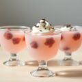 Wild Hibiscus Champagne pudding