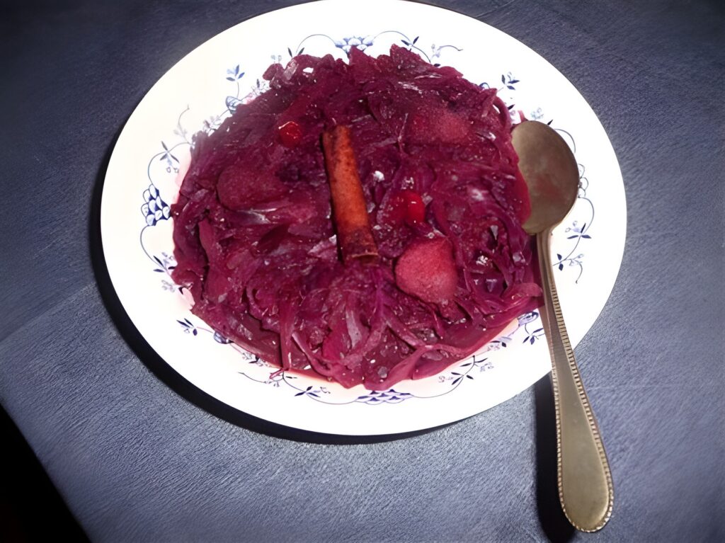 Winterse rode kool met verse cranberry’s