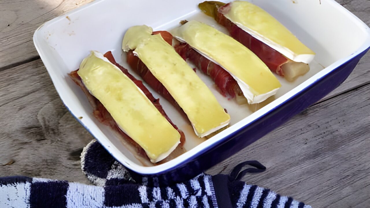 Witlof met Serranoham en brie