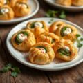 Witlofrolletjes op bladerdeegfleuron