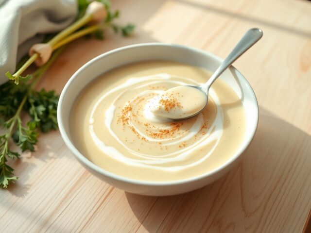 Witlofsoep met Mascarpone