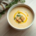 Witloofsoep met croutons