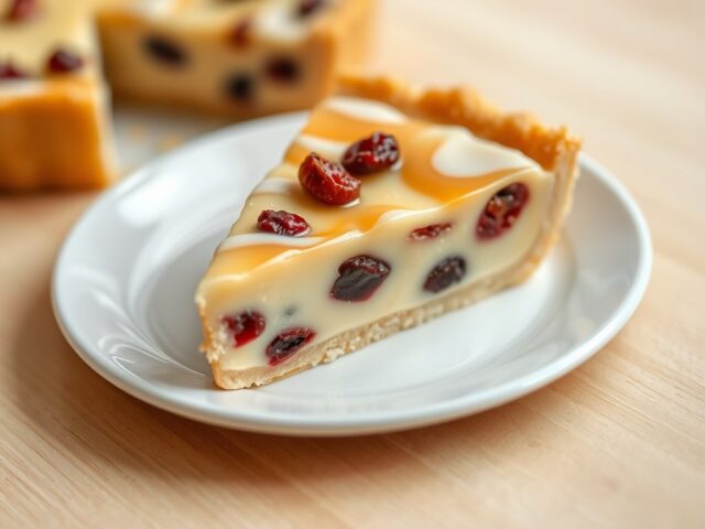 Witte-chocotofftaart
