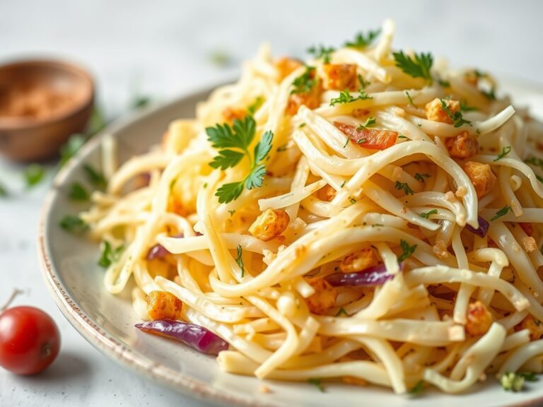 Witte kool kerrie salade