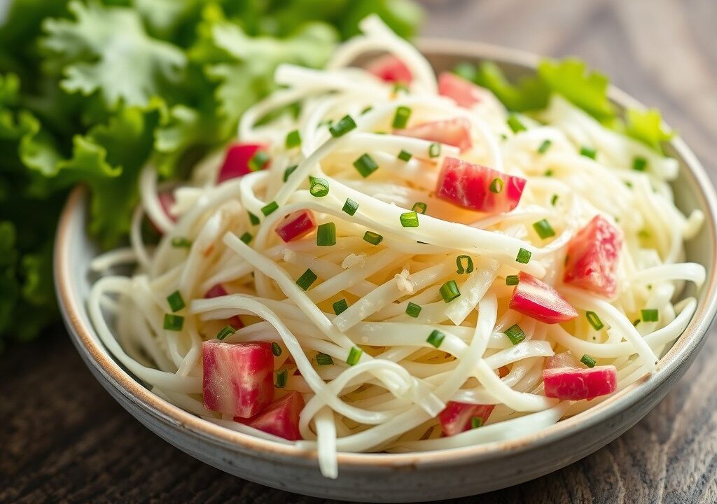 Witte koolsalade — AI-gegenereerde illustratie