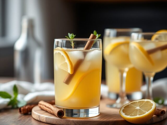 Witte Sangria — AI-gegenereerde illustratie