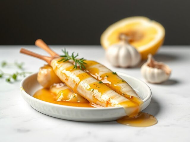 Witte wijn-honing-knoflook marinade voor gevogelte