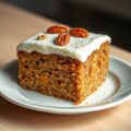 Wortelcake met pecannoten