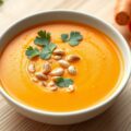 Wortelvelouté met noten
