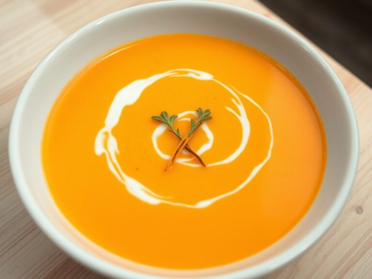 Wortelvelouté met sinaasappel