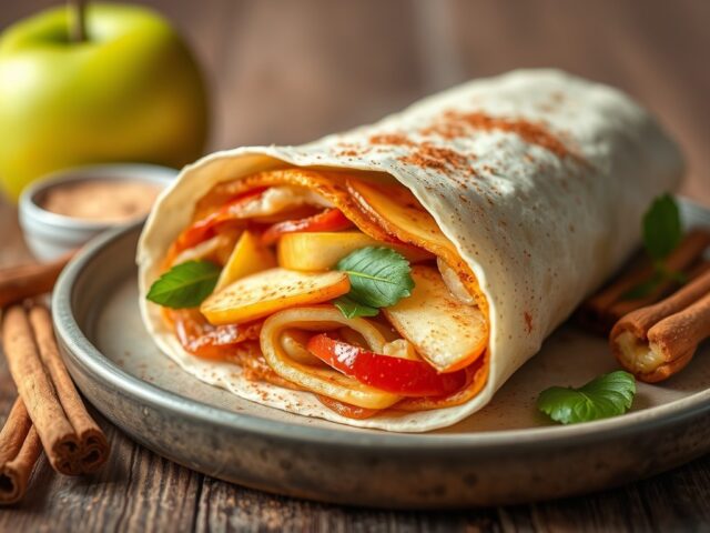 Wrap met Appel-Kaneel