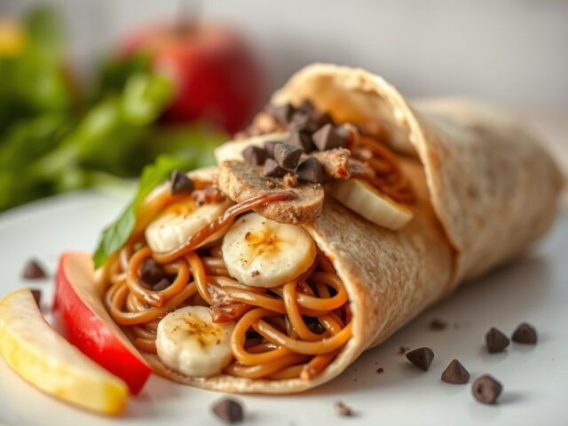 Wrap met Chocopasta