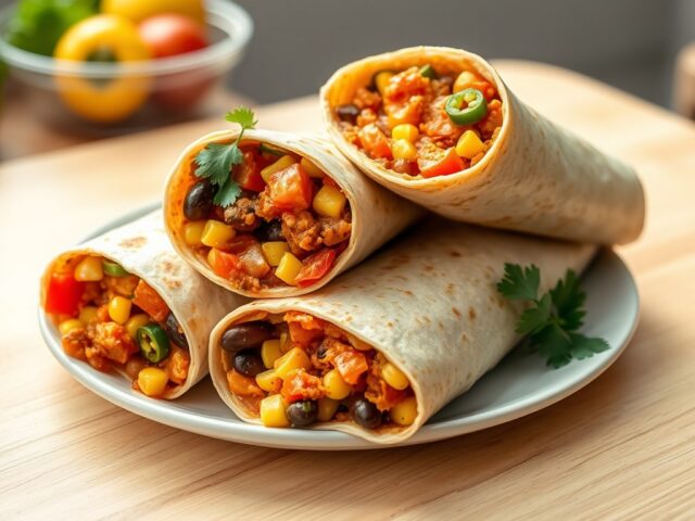 Wrap met korianderchili