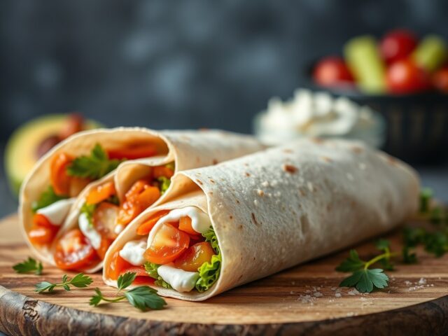 Wraps met rosbief