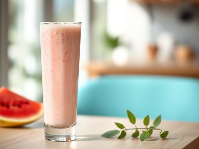 Yoghurt-meloen drink