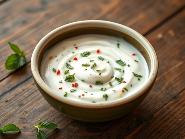 Yoghurt-muntsaus
