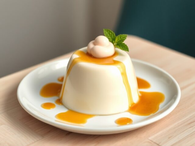 Yoghurt panna cotta