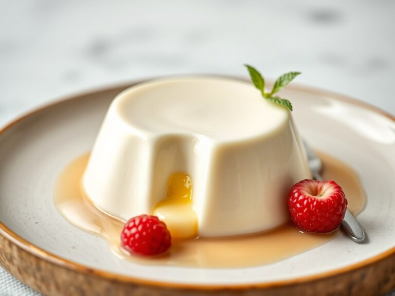 Yoghurt pannacotta