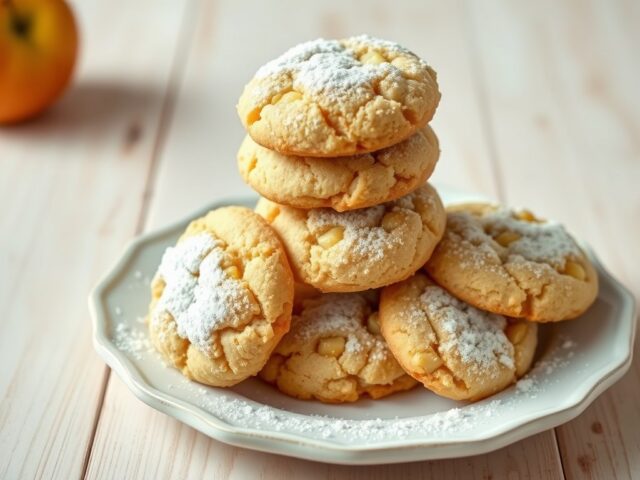 Zachte luchtige appelcake’koekjes’