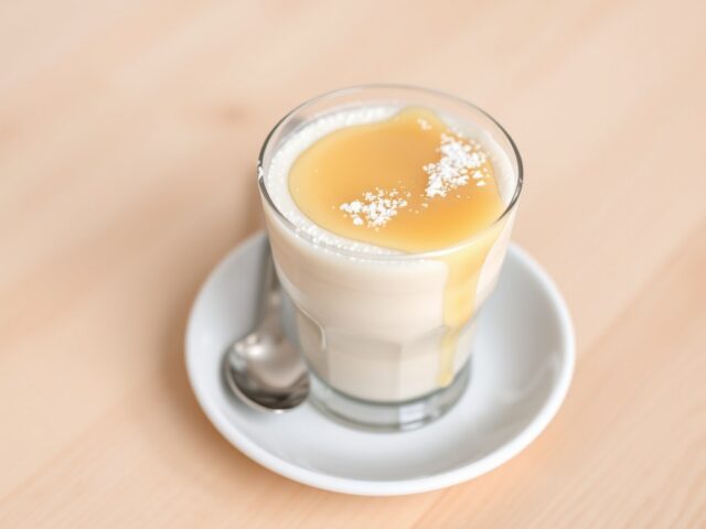 Zachte mousse van appel met (zie opm)