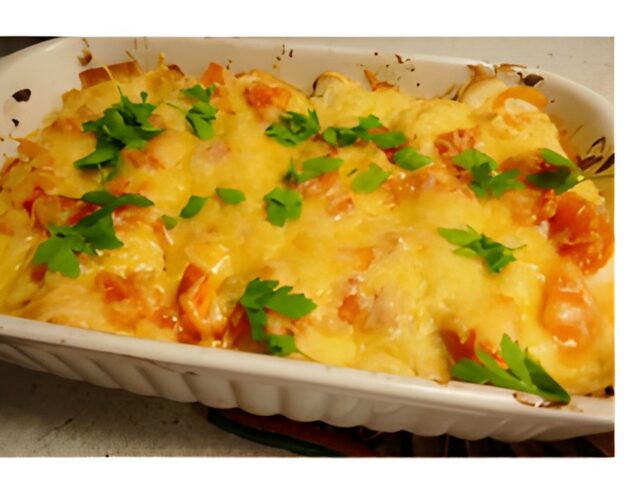Zachte Smeuïge Tex Mex Wraps met gehakt en paprika uit de oven