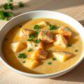 Zalm-currysoep