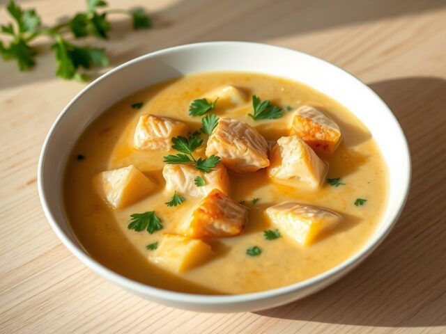 Zalm-currysoep