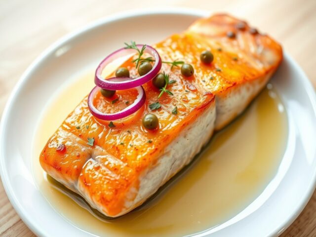 Zalm in cava