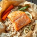 Zalm in papillot