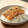 Zalm in sesamkorstje
