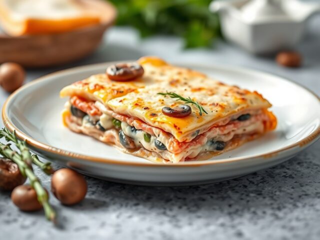 Zalm-lasagna