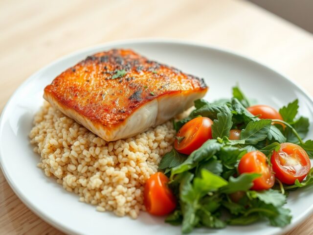 Zalm met couscous