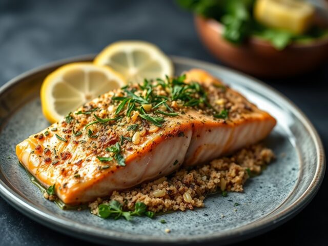Zalm met kervel