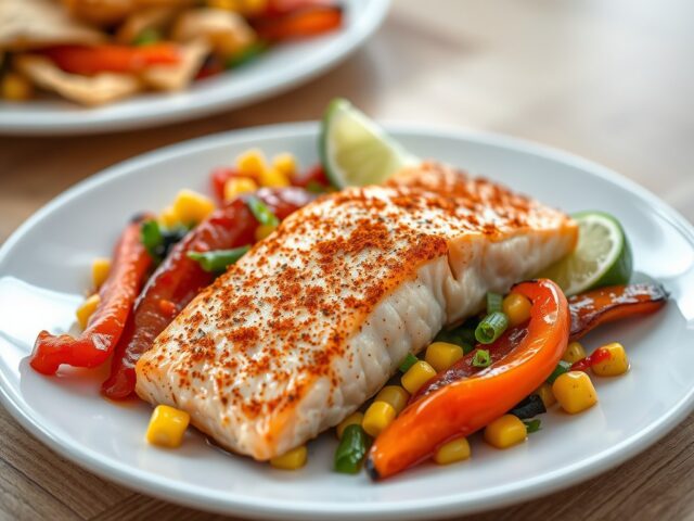 Zalm met tacokruiden