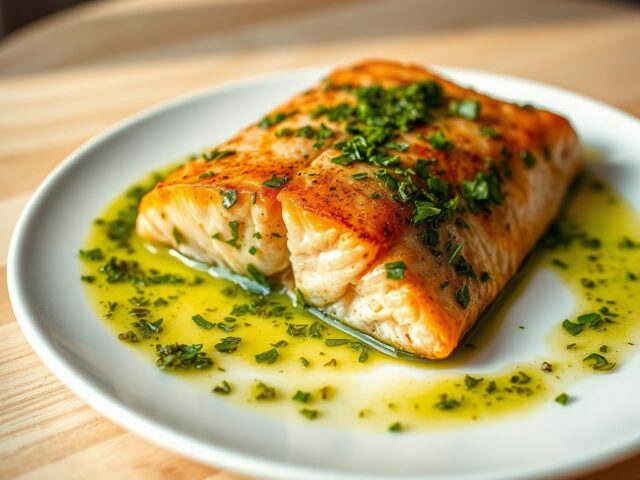 Zalm met Tuinkruiden-Vinaigrette