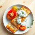 Zalm met tzaziki