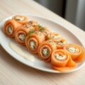 Zalm rolletjes