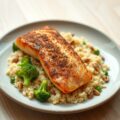 Zalm tikka met notencouscous