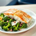 Zalmfilet met broccoli