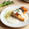 Zalmfilet met mascarpone