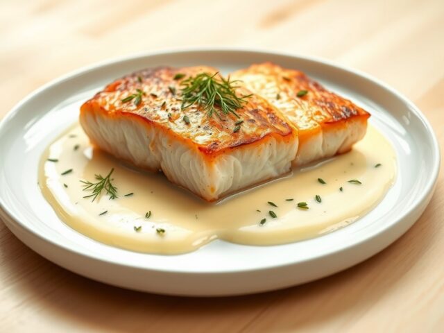 Zalmforel met limoensaus