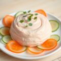 Zalmmousse in vorm