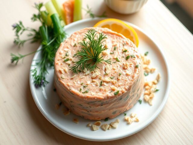 zalmpastei met dille
