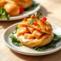 Zalmpasteitje met savooiekool