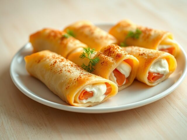 Zalmrolletjes