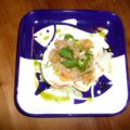 Zalmtartaar van gerookte zalm