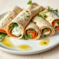 Zalmwraps met kruidencrème