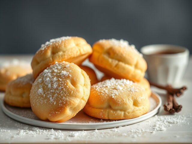 Zandkoekjes met fleur de sel — AI-gegenereerde illustratie